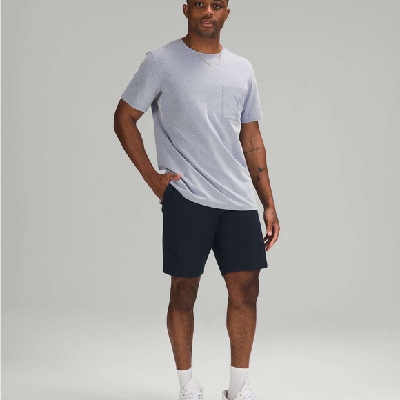 Men’s Lululemon Commission Classic-Fit Short 7” *Warpstreme in True Navy color - Picture 2 of 4